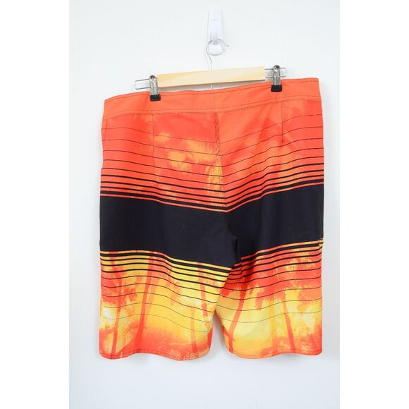 Hang Ten Men's 38 Colorful Beach Surf Swim Trunks Board Shorts Beach Sporty - Picture 3 of 8